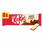 Kit Kat 2 Finger Cookie & Cream Choc Bar 8PK (8×20.7gr)